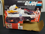 VTG 1985 HASBRO GI JOE SNOW CAT A REAL AMERICAN HERO NEARLY COMPLETE ORIGINALBOX