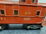 VINTAGE LIONEL SP 6357 CABOOSE C-40-1 BUILT 9-47. O SCALE GAUGE - TRAIN