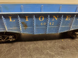 VTG LIONEL BLUE GONDOLA NO. 6042 FREIGHT CAR O SCALE GAUGE-TRAIN