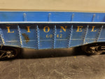VTG LIONEL BLUE GONDOLA NO. 6042 FREIGHT CAR O SCALE GAUGE-TRAIN