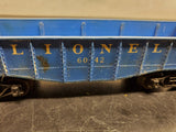VTG LIONEL BLUE GONDOLA NO. 6042 FREIGHT CAR O SCALE GAUGE-TRAIN