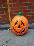 VTG LIGHT UP PLASTIC BLOW MOLD JACK O LANTERN DECORATION-HALLOWEEN-YARD-VF COND.