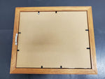 Lot of 3 Framed Chicken Rooster Picture Tan Black Brown 9.5"BY 11.5"
