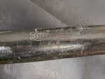 VINTAGE BLACK ADIRONDACK 4100J DOLGEVILLE WHITE ASH WOOD BASEBALL BAT-LITTLE LG.