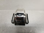 ART DECO DIPODEX BLACK MILK GLASS ZEPHYR INKWELL*HOLDS 2 FOUNTAIN PENS-GOOD COND