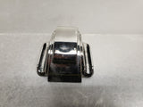 ART DECO DIPODEX BLACK MILK GLASS ZEPHYR INKWELL*HOLDS 2 FOUNTAIN PENS-GOOD COND