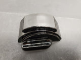 ART DECO DIPODEX BLACK MILK GLASS ZEPHYR INKWELL*HOLDS 2 FOUNTAIN PENS-GOOD COND