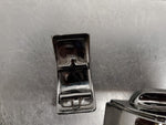 ART DECO DIPODEX BLACK MILK GLASS ZEPHYR INKWELL*HOLDS 2 FOUNTAIN PENS-GOOD COND