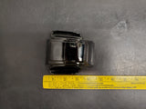 ART DECO DIPODEX BLACK MILK GLASS ZEPHYR INKWELL*HOLDS 2 FOUNTAIN PENS-GOOD COND