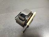 ART DECO DIPODEX BLACK MILK GLASS ZEPHYR INKWELL*HOLDS 2 FOUNTAIN PENS-GOOD COND