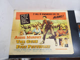 VTG "THE GUNS OF FORT PETTICOAT" MOVIE POSTER FROM 1957 FT. AUDIE MURPHY 28"X22"