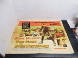 VTG "THE GUNS OF FORT PETTICOAT" MOVIE POSTER FROM 1957 FT. AUDIE MURPHY 28"X22"