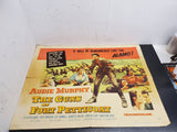 VTG "THE GUNS OF FORT PETTICOAT" MOVIE POSTER FROM 1957 FT. AUDIE MURPHY 28"X22"