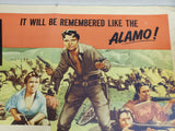 VTG "THE GUNS OF FORT PETTICOAT" MOVIE POSTER FROM 1957 FT. AUDIE MURPHY 28"X22"
