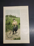 VINTAGE MODERNE KUNST. PG.3 & 4-GORGEOUS PAINTING & ARTWORK. A. PERPIGNAN.-VF
