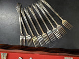 VINTAGE GORGEOUS WM ROGERS ORIGINAL ROGERS 47 PIECE SILVERWARE SILVER PLATED-VF!