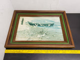 Original Carolyn Blish Realist Oil Painting SIGNED Sea Beach Seagull FRAMED 1969