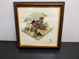 Me and My Pal (Fisherman's Paradise) By Norman Rockwell-Framed-Nice picture