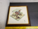 Me and My Pal (Fisherman's Paradise) By Norman Rockwell-Framed-Nice picture