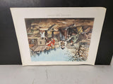 Currier & Ives Print "Arguing the Point"-Painted by A.F. Tait-Lith by N. Currier