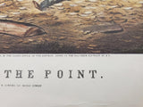 Currier & Ives Print "Arguing the Point"-Painted by A.F. Tait-Lith by N. Currier