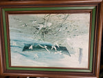 Original Carolyn Blish Realist Oil Painting SIGNED Sea Beach Seagull FRAMED 1969