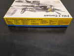 1991 TESTORS F4U-1 CORSAIR 1:72 SCALE UNASSEMBLED MODEL PLANE KIT