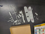 1991 TESTORS F4U-1 CORSAIR 1:72 SCALE UNASSEMBLED MODEL PLANE KIT