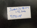 VTG GENERAL MILLS PROFILE SERIES JUNKERS JU 88 A-4 1/72 SCALE MODEL PLANE KIT