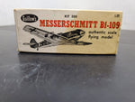 VTG GUILLOW'S MESSERSCHMITT BF-109 GERMAN WW2 FIGHTER PLANE-BALSA WOOD-COMPLETE