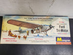 VTG MONOGRAM ALL PLASTIC HISTORIC FORD TRI-MOTOR PLANE KIT P-15 * 98
