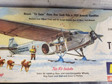VTG MONOGRAM ALL PLASTIC HISTORIC FORD TRI-MOTOR PLANE KIT P-15 * 98