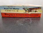 VTG MONOGRAM ALL PLASTIC HISTORIC FORD TRI-MOTOR PLANE KIT P-15 * 98