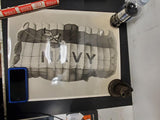 VTG PARACHUTE NAVY PHOTO/POSTER WITH INSCRIPTION ON BACK-VERY COLLECTIBLE PIECE!