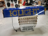 VTG LARGE I.C. LIGHT LIGHTED BEER SIGN 40"X11"X7" BARROOM MANCAVE SIGN BILLIARDS