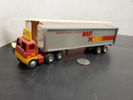 VTG 1974 DIECAST WINROSS 18 WHEELER MFX TRACTOR TRAILER WITH ORIGINAL BOX-VFCOND