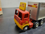 VTG 1974 DIECAST WINROSS 18 WHEELER MFX TRACTOR TRAILER WITH ORIGINAL BOX-VFCOND