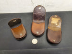 VTG CARL ZEISS JENA LEATHER LENS CASES-LOT OF 3