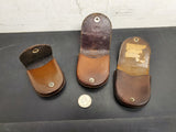 VTG CARL ZEISS JENA LEATHER LENS CASES-LOT OF 3