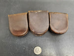 VTG CARL ZEISS JENA LEATHER LENS CASES-LOT OF 3