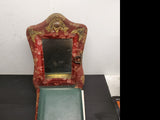 VTG ORNATE GORGEOUS PHOTO ALBUM WITH STAND, MIRROR & PICTURES FROM 1907-UNIQUE!!