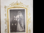 VTG ORNATE GORGEOUS PHOTO ALBUM WITH STAND, MIRROR & PICTURES FROM 1907-UNIQUE!!