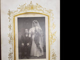 VTG ORNATE GORGEOUS PHOTO ALBUM WITH STAND, MIRROR & PICTURES FROM 1907-UNIQUE!!