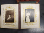 VTG ORNATE GORGEOUS PHOTO ALBUM WITH STAND, MIRROR & PICTURES FROM 1907-UNIQUE!!