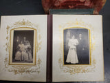 VTG ORNATE GORGEOUS PHOTO ALBUM WITH STAND, MIRROR & PICTURES FROM 1907-UNIQUE!!