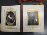 VTG ORNATE GORGEOUS PHOTO ALBUM WITH STAND, MIRROR & PICTURES FROM 1907-UNIQUE!!