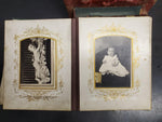 VTG ORNATE GORGEOUS PHOTO ALBUM WITH STAND, MIRROR & PICTURES FROM 1907-UNIQUE!!