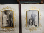 VTG ORNATE GORGEOUS PHOTO ALBUM WITH STAND, MIRROR & PICTURES FROM 1907-UNIQUE!!