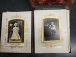 VTG ORNATE GORGEOUS PHOTO ALBUM WITH STAND, MIRROR & PICTURES FROM 1907-UNIQUE!!