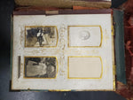 VTG ORNATE GORGEOUS PHOTO ALBUM WITH STAND, MIRROR & PICTURES FROM 1907-UNIQUE!!